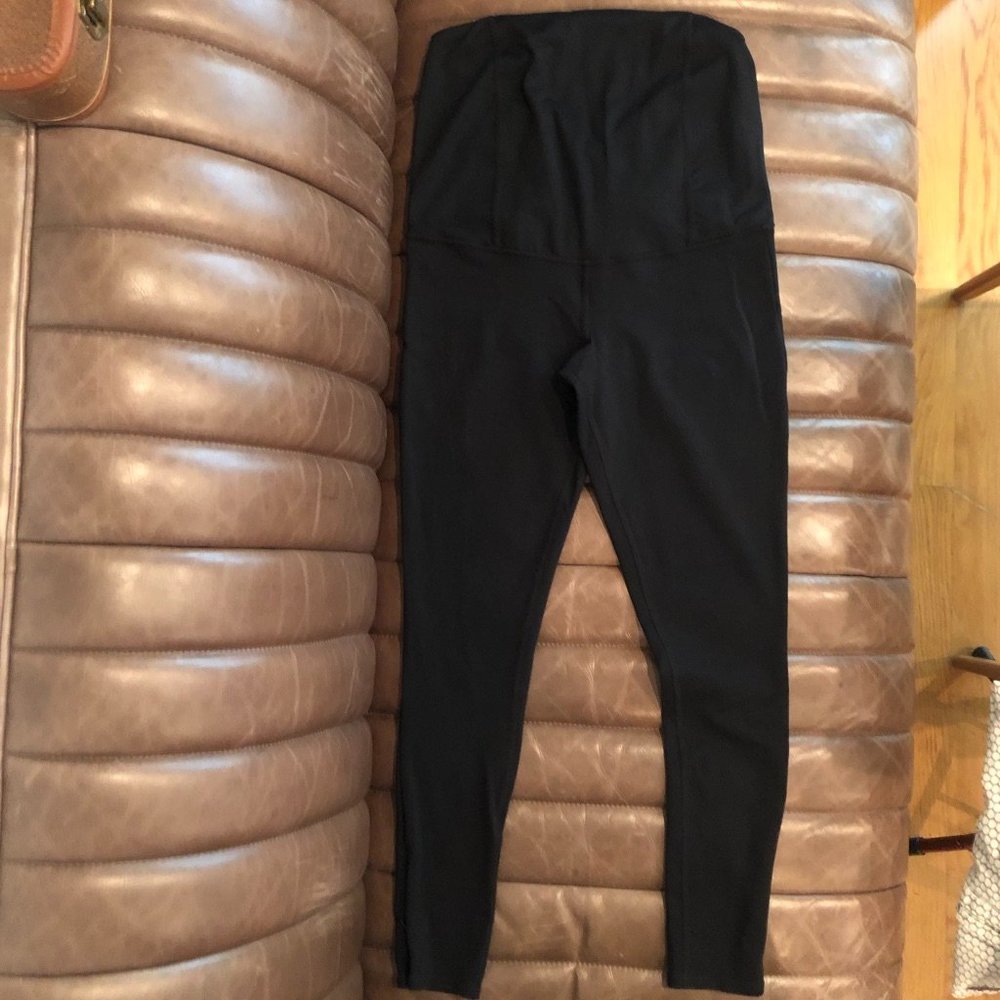 Maternity Workout Legging With Crossover Panel - image 8